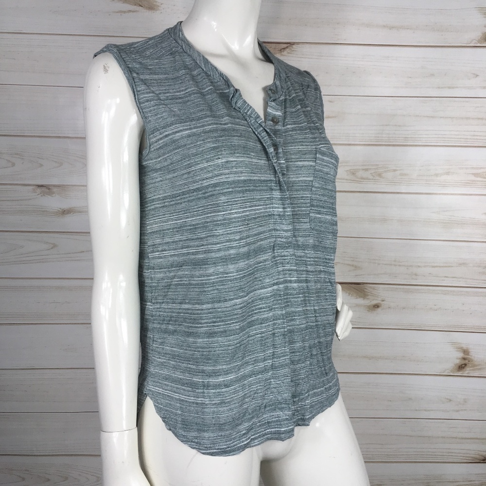 Madewell Button Front Pocket Tank Top